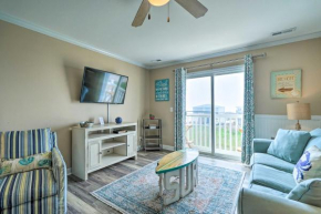 Ocean-View Oak Island Condo, 1 Block to Beach!